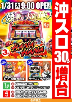パチンコ&スロット入替です