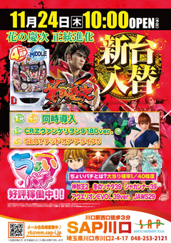11/24 新台入替