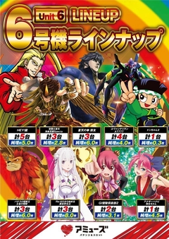 6号機ラインナップ♪