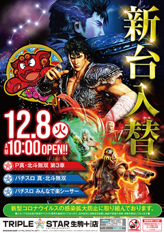 12月8日 新台入替