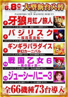 大型新台入替!