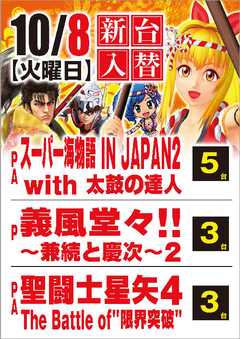 10月度最新台導入第@弾‼