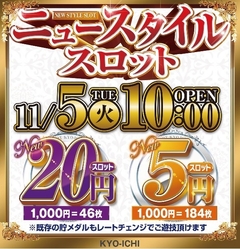 ニュースタイルスロット始動!!