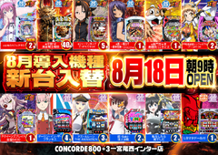 新台入替完了